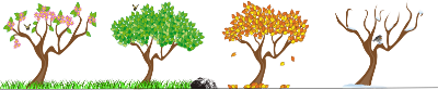 Seasonal tree icon