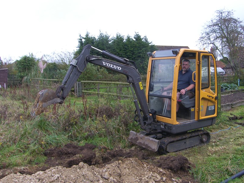 mini digger