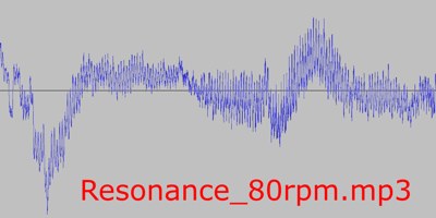 Resonance at 80rpm