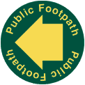 Public Footpath sign